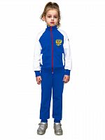 Спортивный костюм (куртка + брюки) Арт. Олимпик 4195-1 синий, белый