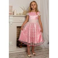 Красивое нарядное платье Арт. Праздник 19-177-2 розовый