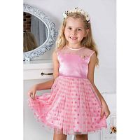 Красивое нарядное платье Арт. Праздник 18-145-1 розовый