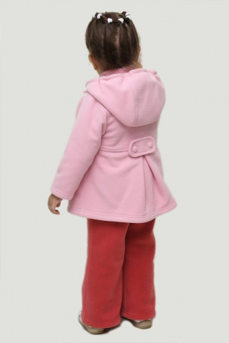 Комплект (пальто + полукомбинезон) Арт. Зайчонок 0868 розовый; коралловый фото 2