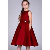 Праздничное платье для девочки Арт. Праздник 17-135-1 красный