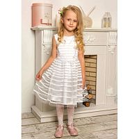 Красивое нарядное платье Арт. Праздник 19-170-2 белый