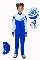 Спортивный костюм (куртка + брюки) Арт. Олимпик 4196-2 синий
