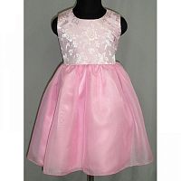 Праздничное платье для девочки Арт. Праздник 16-121-1 розовый