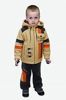 Комплект (куртка + брюки) Арт. По-ларчик 1032 бежевый; оранжевый; серый